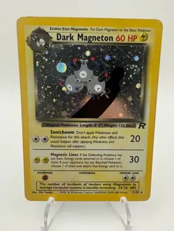 Dark Magneton 28/82 Rare Team Rocket Pokemon Unlimited Moderately Played - Image 1