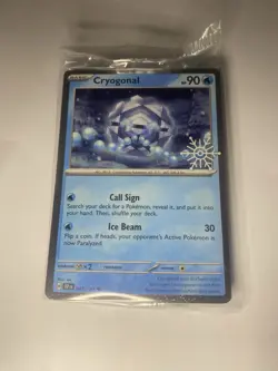Pokemon 2025 Holiday Advent Calendar Stamped Cryogonal 047/191 SEALED - Image 1