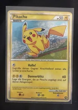 Pokemon TCG Pikachu World Collection PW Holo Promo German - Image 1