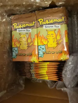 Pookiemoot Set 1 - 50 Booster Packs - Pokemon Parody Fan Art - Image 1
