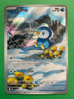 Piplup 098/094 Illustration Rare Phantasmal Flames Pokemon Near Mint NM TCG - Image 1