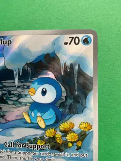 Piplup 098/094 Illustration Rare Phantasmal Flames Pokemon Near Mint NM TCG - Image 3
