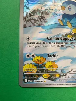 Piplup 098/094 Illustration Rare Phantasmal Flames Pokemon Near Mint NM TCG - Image 5