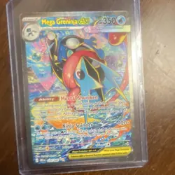 Pokemon TCG Mega Greninja EX 116/086 XY Full Art Holo Rare English - Image 1