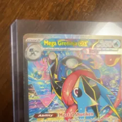 Pokemon TCG Mega Greninja EX 116/086 XY Full Art Holo Rare English - Image 2