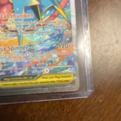 Pokemon TCG Mega Greninja EX 116/086 XY Full Art Holo Rare English - Image 4
