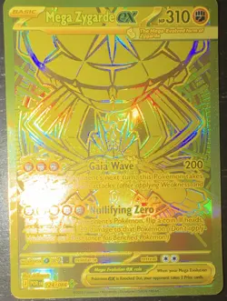 Nintendo Mega Zygarde EX 124/088 Full Art Holo EX Rare Eng 310HP 2026 - Image 3