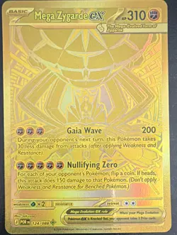Nintendo Mega Zygarde EX 124/088 Full Art Holo EX Rare Eng 310HP 2026 - Image 4