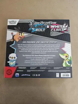 Pokemon TCG Black Bolt & White Flare Unova Poster Collection NEW SEALED - Image 2