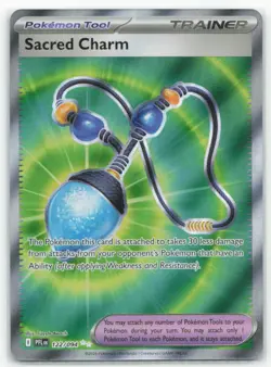 Pokemon ME02: Phantasmal Flames #122/094 Sacred Charm Trainer - Image 1