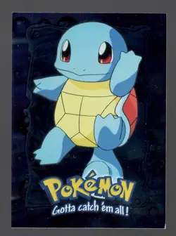 Pokemon Squirtle TCG #07 Topps TV Animation Edition Blue Label - Image 1