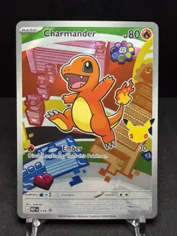 Charmander 038 Pokemon First Partner Illustration Collection Holo Full Art Holo - Image 1