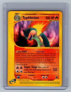 2002 POKEMON EXPEDITION SET #65/165 TYPHLOSION LP - Image 1