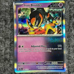 Pokemon Prismatic Evolutions Iron Boulder 046/131 Holo Rare NM/Mint PRE - Image 1