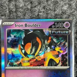 Pokemon Prismatic Evolutions Iron Boulder 046/131 Holo Rare NM/Mint PRE - Image 5