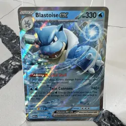 Blastoise ex 009/165 Double Rare 151 Pokemon Near Mint - Image 1