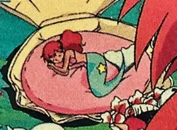 MISTY MERMAID Pocket Monsters Pokemon Japanese Anime Vending Prism Sticker NM - Image 4