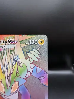 Toxtricity VMAX 196/192 Rainbow Rare Rebel Clash Pokemon NM - Image 3