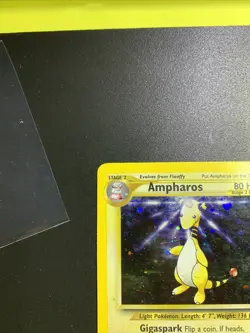 Pokemon TCG Ampharos Neo Genesis 1 Holo Unlimited Holo Rare - Image 5