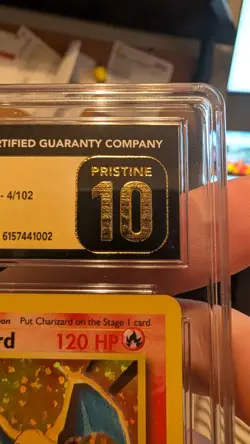 Pokemon Celebrations Charizard 4/102 Holo CGC Pristine 10 🔥📈 2021 - Image 3