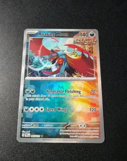 Roaring Moon 65/131 (Master Ball Pattern) Prismatic Evolutions Pokemon TCG NM - Image 1