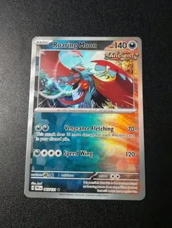 Roaring Moon 65/131 (Master Ball Pattern) Prismatic Evolutions Pokemon TCG NM - Image 3