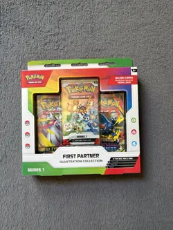 Pokemon TCG First Partner Illustration Collection Series 1 Box SEALED - Image 1