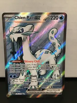 Chien-Pao ex 236/193 Ultra Rare Pokemon Paldea Evolved Full Art - Image 1