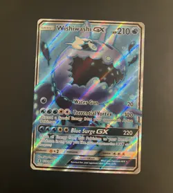 Wishiwashi GX 133/145 SM Guardians Rising Ultra Rare Full Art Holo - Image 1
