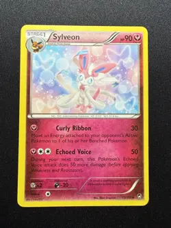 Sylveon 72/111 Rare Furious Fists Pokemon Lightly Played - Image 2