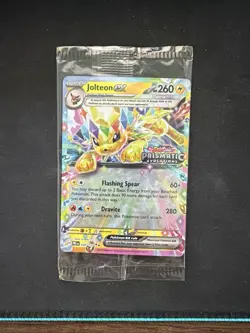 Pokemon- Jolteon ex 030/131- Prismatic Evolutions- Holo Stamped Promo Sealed - Image 1