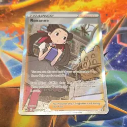 Pokemon TCG Crown Zenith Galarian Gallery Roxanne GG66/GG70 Full Art Holo UR Eng - Image 1