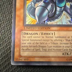 Konami Blue-Eyes Shining Dragon MOV-EN001 Foil Promo Limited 3000/2500 - Image 5