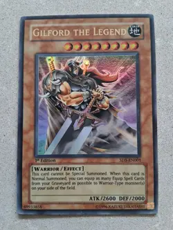 3 X Gilford The Legend (SD5-EN001) Ultra Rare 1st Edition Yu-Gi-Oh!!! - Image 2