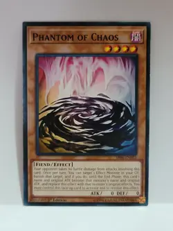 YUGIOH PHANTOM OF CHAOS X3 COMMON LIGHT PLAYED - Image 1