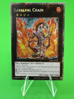 Yu-Gi-Oh Quarter Century Stampede Lavalval Chain PSR RA04-EN162 NM!!! - Image 1
