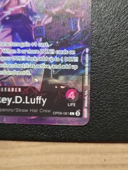 Monkey.D.Luffy (OP09-061) UP 4 Emperors One Piece TCG English - Image 4