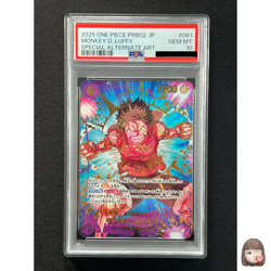 [PSA 10] Monkey D. Luffy ONE PIECE Japanese EB02-061 SEC THE BEST 2 - Image 1