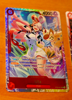 ONE PIECE ENGLISH CARD GAME HOLO CARTE UTA ST23-001 SR ST EN MINT - Image 1