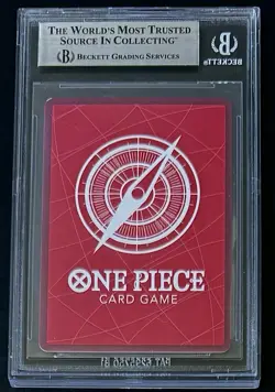 BGS 9 One Piece ST13-003 L Monkey.D.Luffy BVB Dortmund - EN - Foil - Graded - Image 2