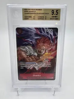 BGS 9.5 GEM MINT One Piece Shanks P-083 Championship 25-26 Event Pack EN - Image 1