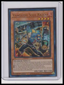 Yugioh Vanquish Soul Razen Ultra Rare WISU-EN016 Near Mint 1st Edition - Image 1