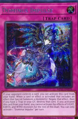 Yugioh! Dominus Impulse 2025 Mega-Pack MP25-EN116 Prismatic Secret Rare NM - Image 1
