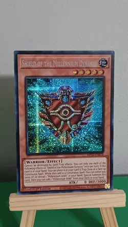 2025 Yugioh Shield Of The Millennium Dynasty MP25-EN078 Prismatic Secret Rare - Image 2
