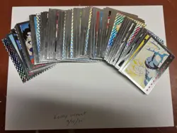Vintage 1989 Dragon Ball Z Silver Hero Collection Series 2 Card Lot 96 Cards - Image 1