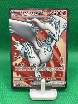 Pokemon TCG Reshiram ex 158/086 2025 White Flare Ultra Rare Card - NM - Image 1