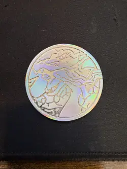 Pokemon TCG Mega Charizard X ex UPC Ultra Premium Collection Metal Coin - Image 1