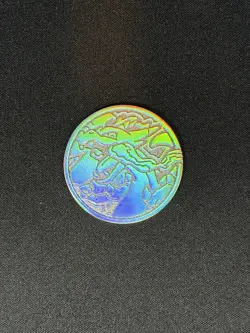 Pokemon TCG Mega Charizard X ex UPC Ultra Premium Collection Metal Coin - Image 2