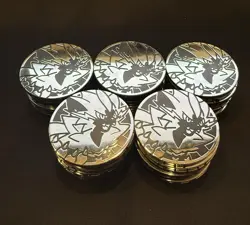 50X Pokemon TCG Silver Tempest Jumbo Collectors Coin ZERAORA Lot of 50 - Image 4
