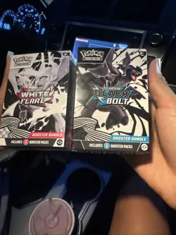 Pokemon Black Bolt and White Flare Booster Bundle Set of 2 Factory Sealed NEW! - Image 1